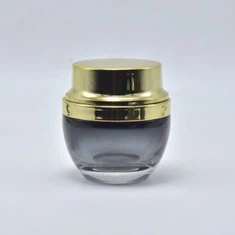 Pot de crema de vidre