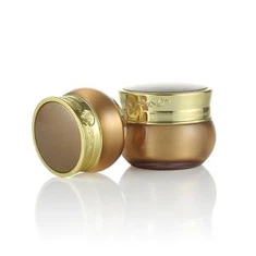 D'or acrílic plàstic crema Jar