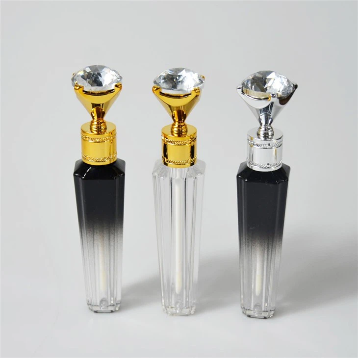Diamond Shape Empty Plastic Lipgloss Tube