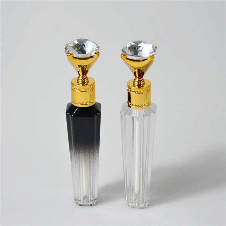 Diamond Shape Empty Plastic Lipgloss Tube